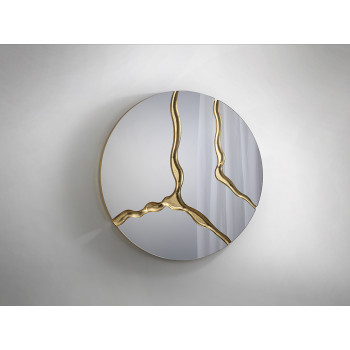 Oglindă SURCOS, Ø100 - Art. 487012, Schuller, Auriu