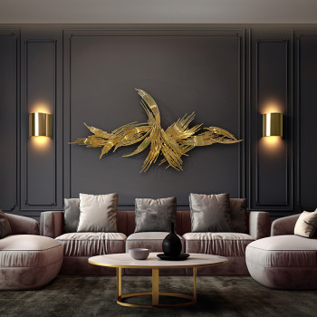 Sculptură decorativă pentru perete CIRCE, - Art. 619158, Schuller, Auriu