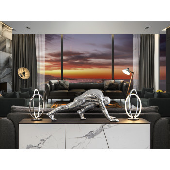 Figurină ASANA - Art. 767057, Schuller, Argintiu