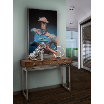 Figurină BULL DOG - Art. 841207, Schuller, Crom