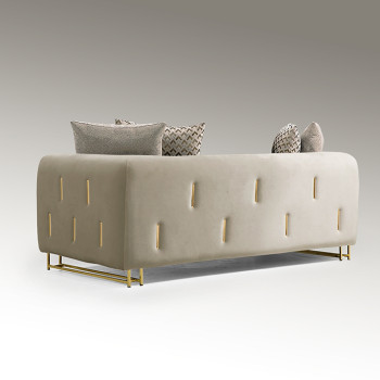 Canapea VIENA, 2 locuri - Art. 8821034, Schuller, Auriu
