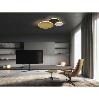 Plafonieră de interior UMBRA - Art. 236254, Schuller, Auriu