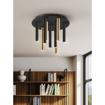 Plafonieră de interior VARAS - Art. 374088, Schuller, Auriu