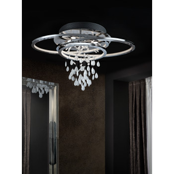 Plafonieră de interior BRUMA - Art. 696318, Schuller, Negru