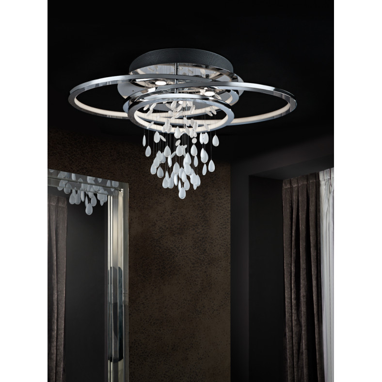 Plafonieră de interior BRUMA - Art. 696318, Schuller, Negru