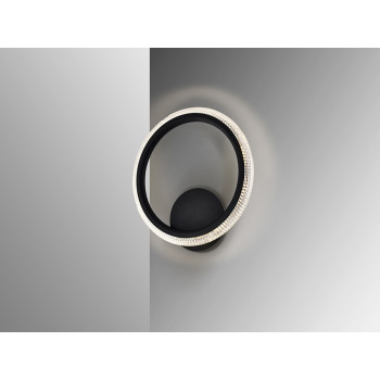 Plafonieră de interior RING - Art. 717847, Schuller, Negru