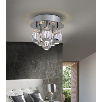 Plafonieră de interior ROCIO - Art. 785532, Schuller, Crom