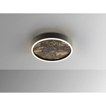 Plafonieră de interior STONE - Art. 803120, Schuller, Negru