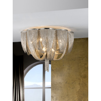 Plafonieră de interior MINERVA - Art. 872469, Schuller, Nichel