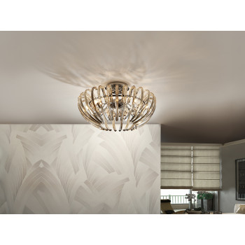 Plafonieră de interior ARIADNA - Art. 876360, Schuller, Șampanie