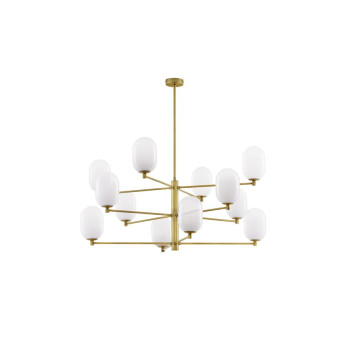 Lustră de interior Balor - Art. 9009244, Nova Luce, Alamă/Alb