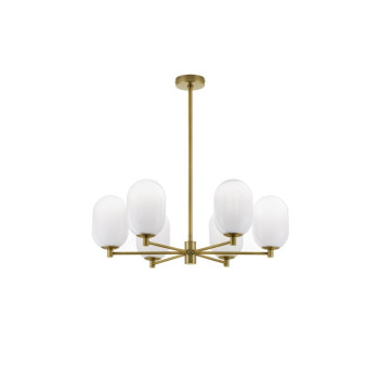 Lustră de interior Balor - Art. 9009246, Nova Luce, Alamă/Alb