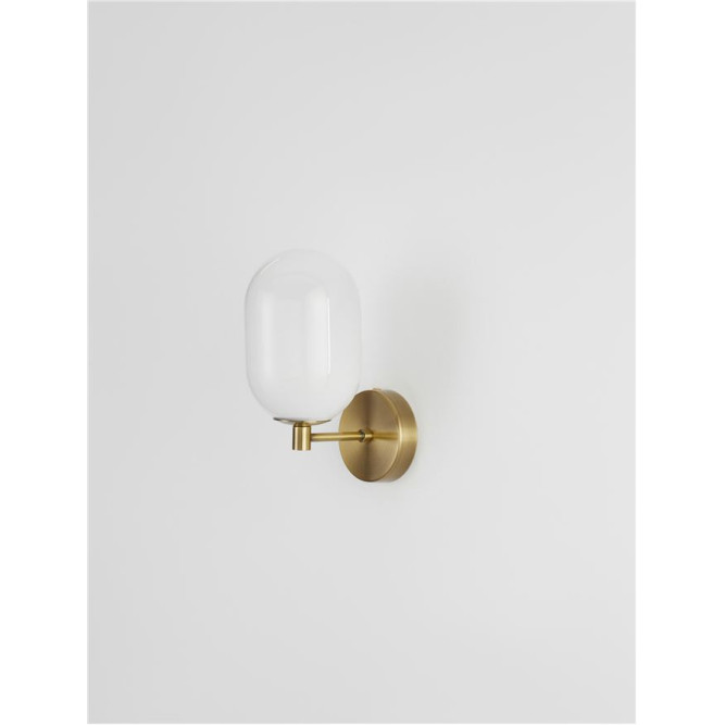 Aplică de interior Balor - Art. 9009247, Nova Luce, Alamă/Alb