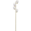 Lampadar de interior Balor - Art. 9009248, Nova Luce, Alamă/Alb