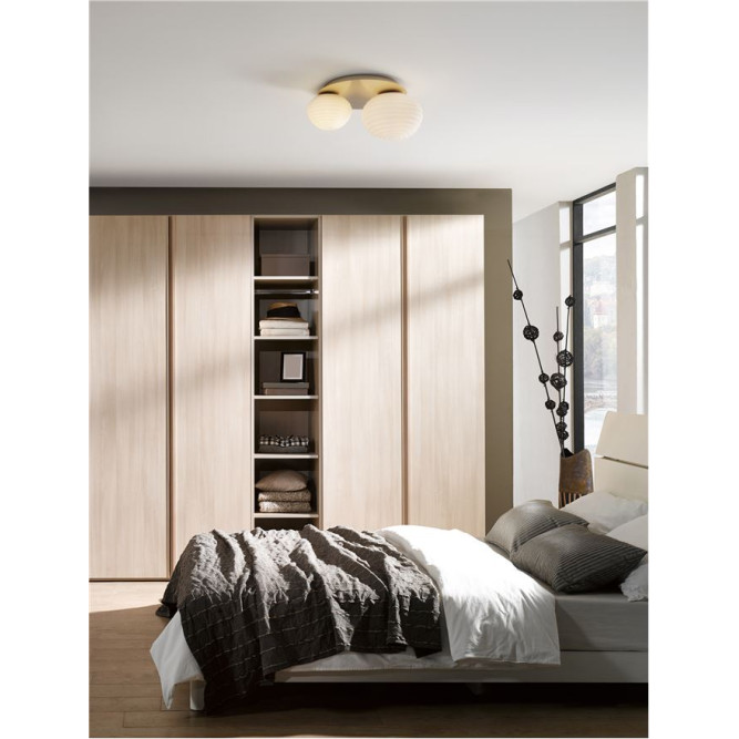 Plafonieră de interior Allen - Art. 9028847, Nova Luce, Auriu/Alb