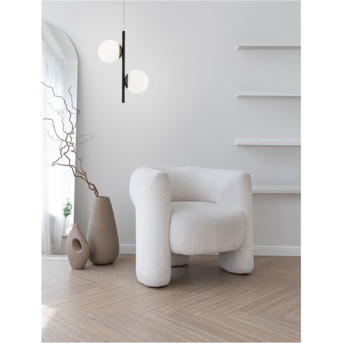 Pendul de interior Nuvole - Art. 9061436, Nova Luce, Alb/Negru