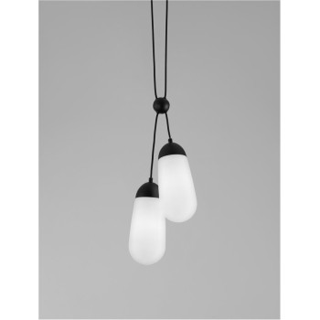 Suspensie de interior Blaky - Art. 9092825, Nova Luce, Alb/Negru