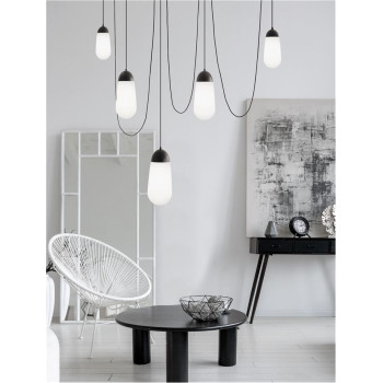 Suspensie de interior Blaky - Art. 9092826, Nova Luce, Alb/Negru