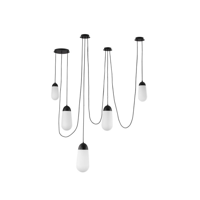 Suspensie de interior Blaky - Art. 9092826, Nova Luce, Alb/Negru