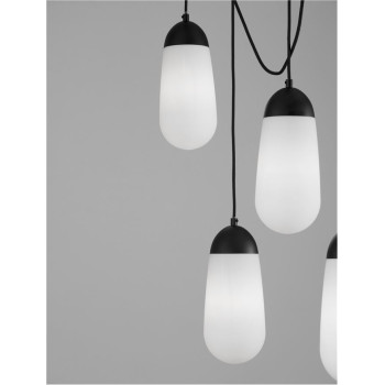 Suspensie de interior Blaky - Art. 9092827, Nova Luce, Alb/Negru