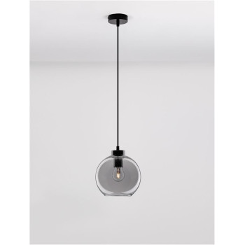 Pendul de interior Palmer - Art. 9241130, Nova Luce, Negru/Fumuriu