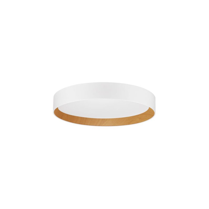 Plafonieră de interior Stake - Art. 9345526, Nova Luce, Alb/Lemn