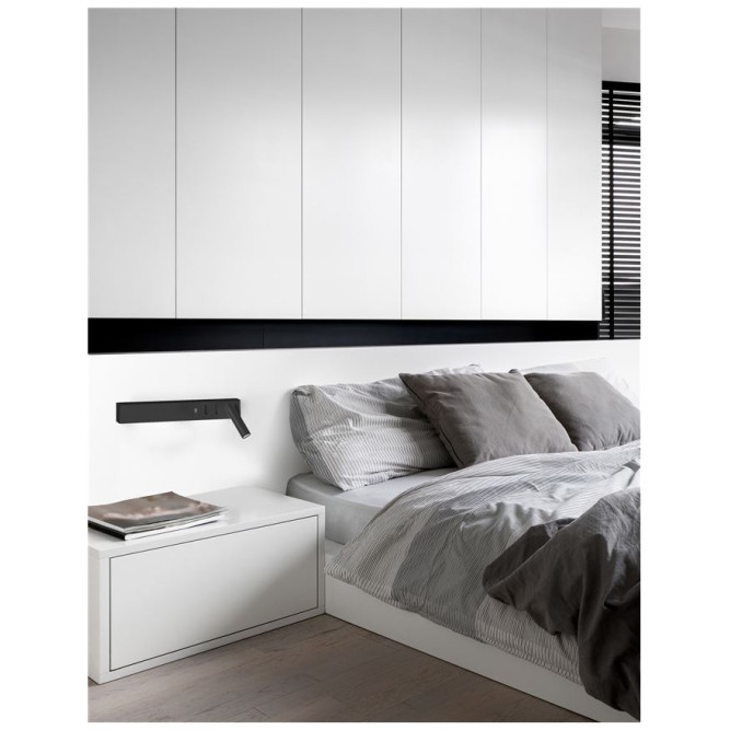 Aplică de interior Vida - Art. 9533521, Nova Luce, Negru