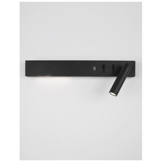 Aplică de interior Vida - Art. 9533521, Nova Luce, Negru