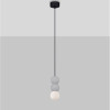 Pendul de interior Zero - Art. 9577021, Nova Luce, Gri/Alb
