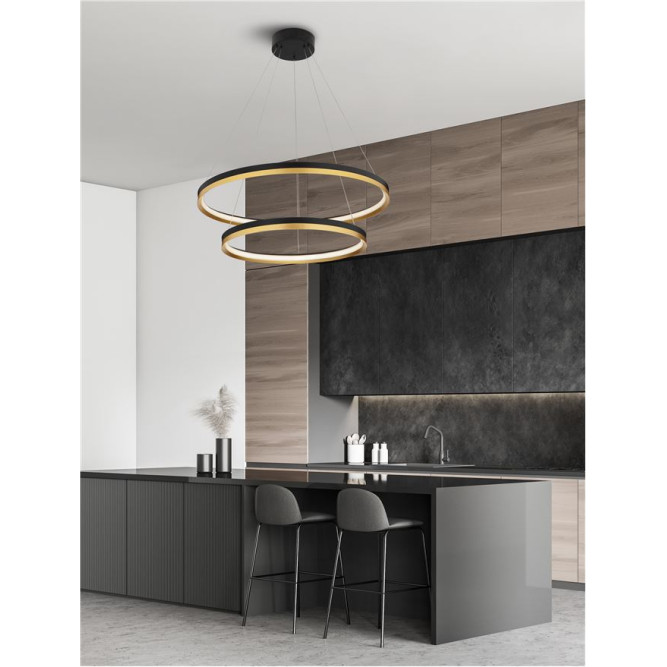 Suspensie de interior Cantria - Art. 9695239, Nova Luce, Auriu/Negru