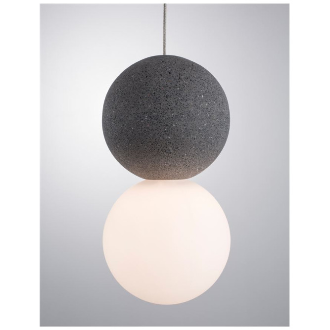 Pendul de interior Zero - Art. 9704191, Nova Luce, Gri/Alb
