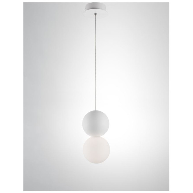 Pendul de interior Zero - Art. 9704192, Nova Luce, Gri/Alb