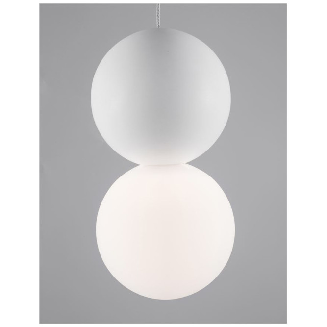 Pendul de interior Zero - Art. 9704192, Nova Luce, Gri/Alb