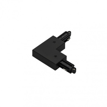 Conector de tip L pentru șină monofazată, O - Art. HT-J02/O/BL, Italux, Negru