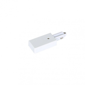 Conector de alimentare dreapta pentru șină monofazată - Art. HT-L01/RT/WL, Italux, Alb