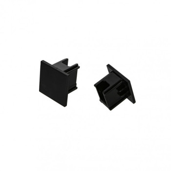 Capăt de șină 3-CT-A - Art. HT4-ECAP/BK, Italux, Negru
