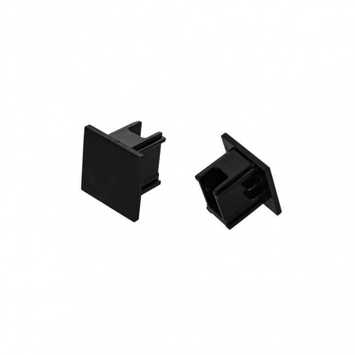 Capăt de șină 3-CT-A - Art. HT4-ECAP/BK, Italux, Negru