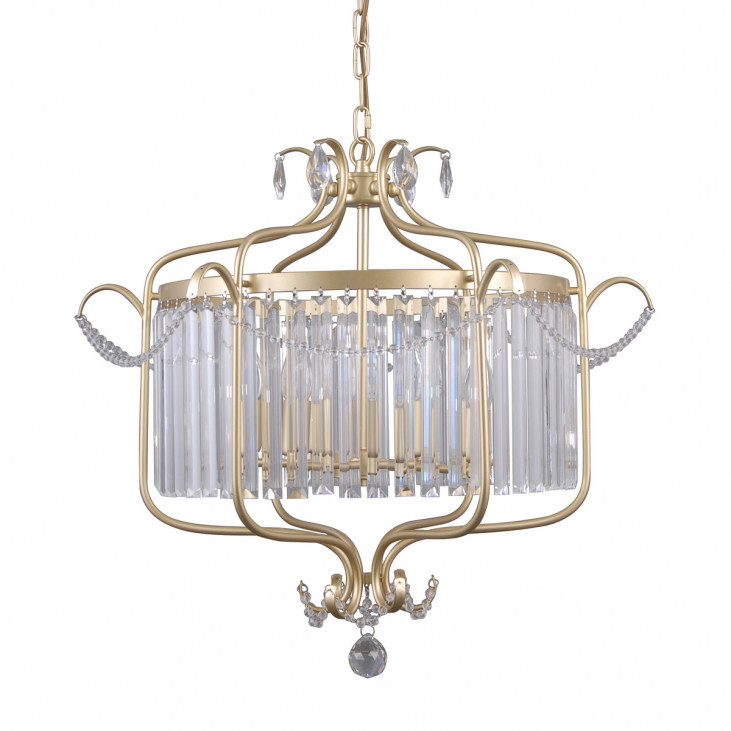 Candelabru de interior Rinaldo - Art. PND-33057-6-CH.G, Italux, Șampanie