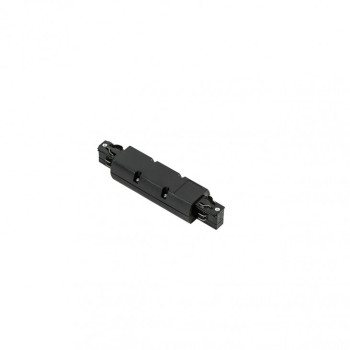 Conector drept pentru șină trifazată - Art. TR-I-JOINT-BL, Italux, Negru