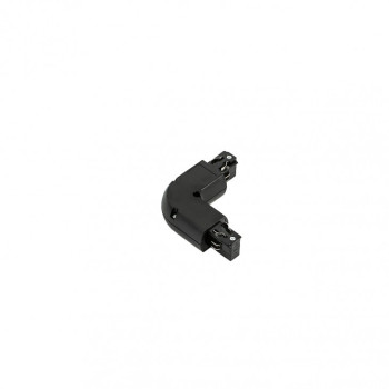 Conector tip L pentru șină trifazată - Art. TR-L-JOINT-BL, Italux, Negru