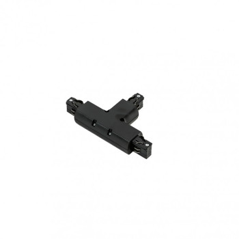 Conector tip T pentru șină trifazată - Art. TR-T-JOINT-BL, Italux, Negru