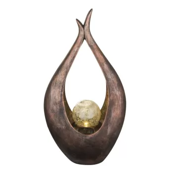 Lampă solară - Art. 33468, Globo, Bronz/Auriu