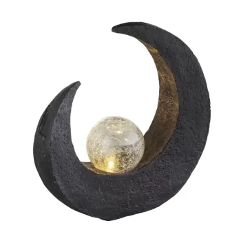 Lampă solară - Art. 33469, Globo, Negru