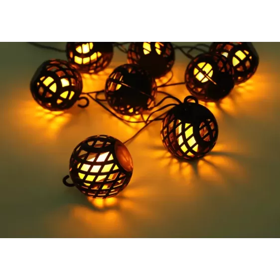 Ghirlandă luminoasă - Art. 33686-8, Globo, Negru