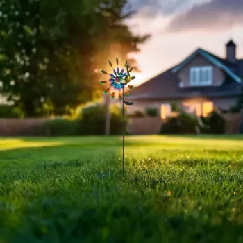 Decorațiune solară pichet păun - Art. 36017, Globo, Multicolor
