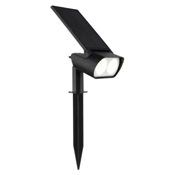 Lampă solară - Art. 36020, Globo, Negru/Transparent