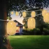 Ghirlandă luminoasă solară - Art. 36129-8, Globo, Natural