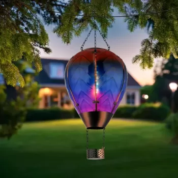 Glob solar balon - Art. 36137, Globo, Albastru/Violet