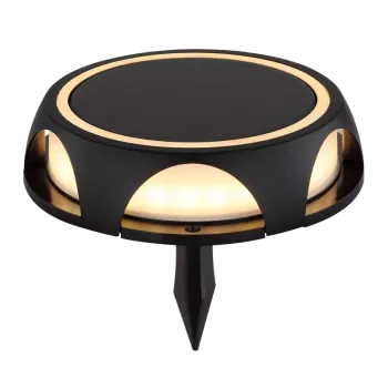 Lampă solară - Art. 36506, Globo, Negru