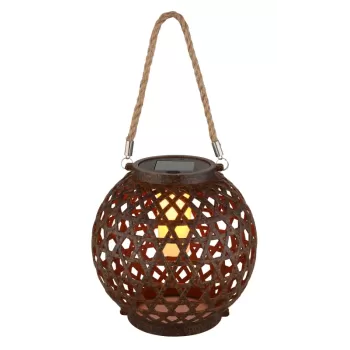 Lampă solară - Art. 36659, Globo, Ruginiu